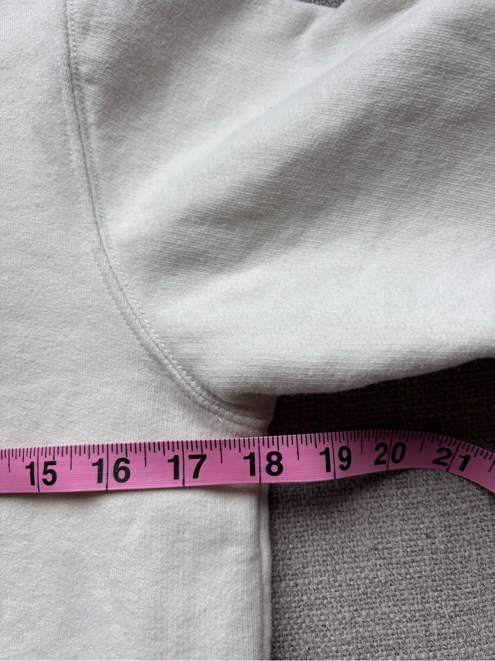 French Disorder Frenchy Rainbow Graphic Cotton Fleece Sweatshirt White XS - Picture 5 of 8